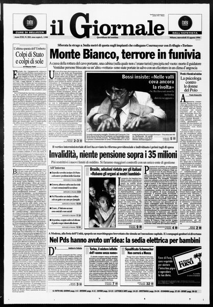 Il giornale : quotidiano del mattino